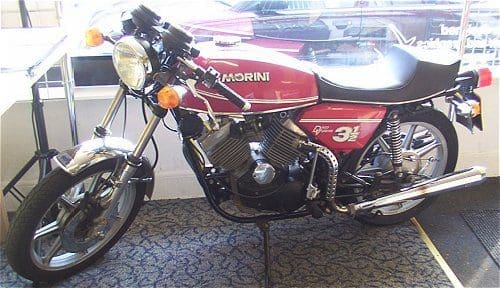 1978 Moto Morini 3½ Sport - The only bike fit to be let indoors, of course.