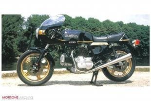 Ducati classic Italian motorcycle