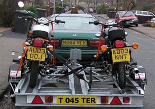 Probably not a good idea to leave those two bikes parked there on bin-day...