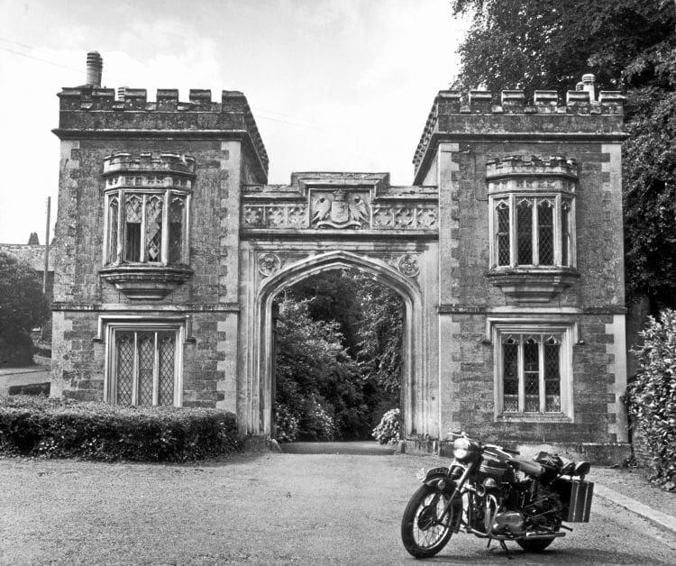 The beautiful 19th century gatehouse, at the enterance to a 500 acre park, at St. Germans.