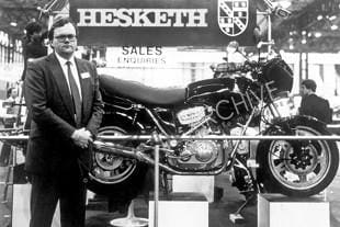 1982 Hesketh V1000 classic motorcycle with Bubbles Horsley