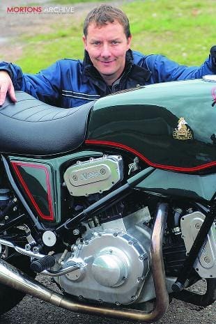 Hesketh 1200CC Vulcan and owner