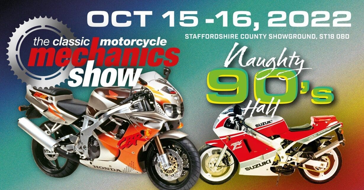 Two weeks until The Classic Motorcycle Mechanics Show