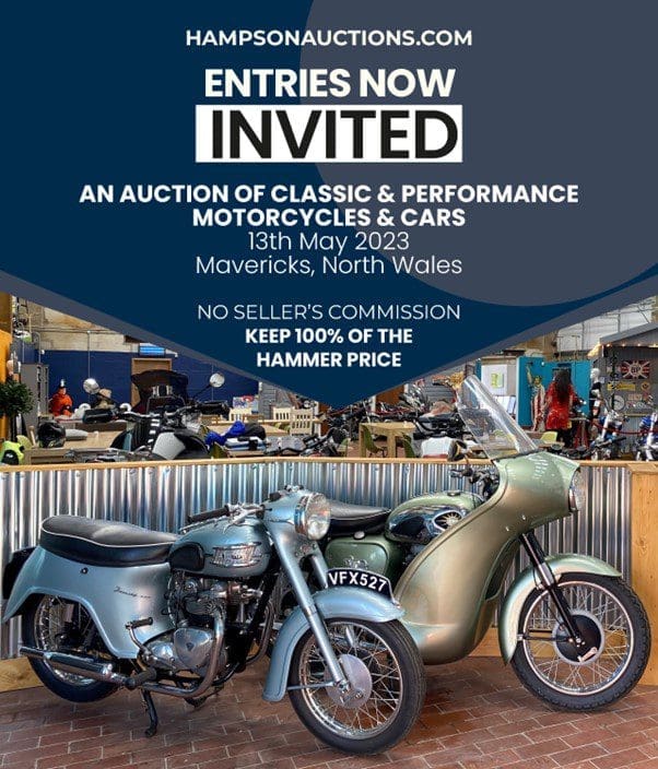 Entries now invited for auction of classic motorcycles and scooters