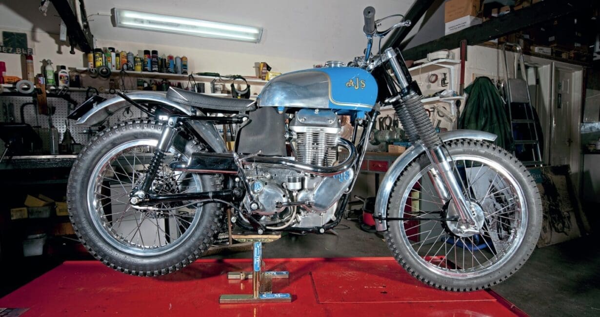 AMC could have sold hundreds of replicas but could  the club rider actually use them as Gordon Jackson did? Sadly  most wouldn’t, as  even Jackson’s contemporaries  deemed it unrideable.