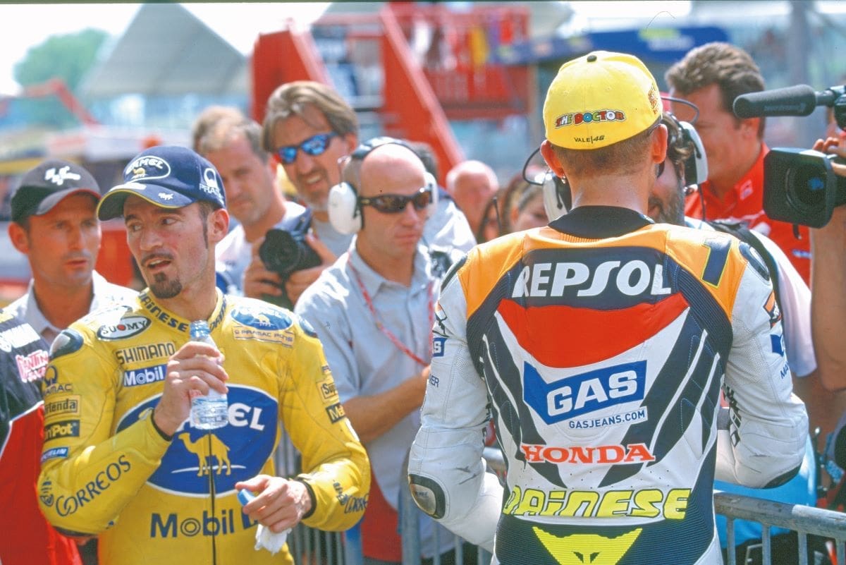 Rossi vs Biaggi: where did their rivalry begin?