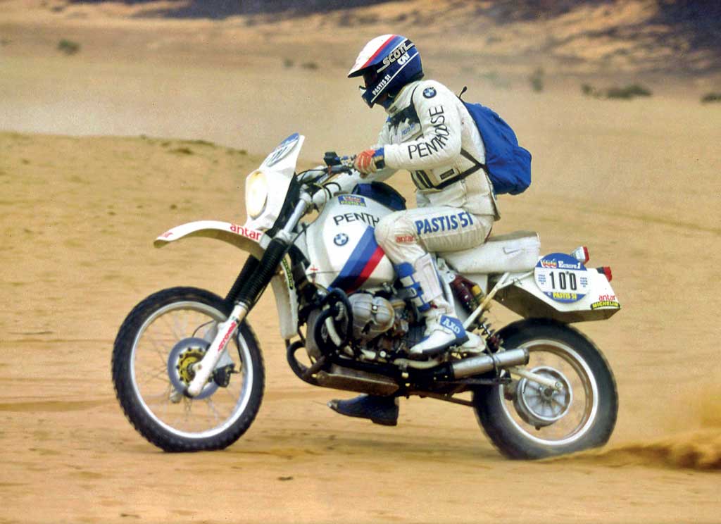 French Enduro and Dakar Rally legend, Hubert Auriol.