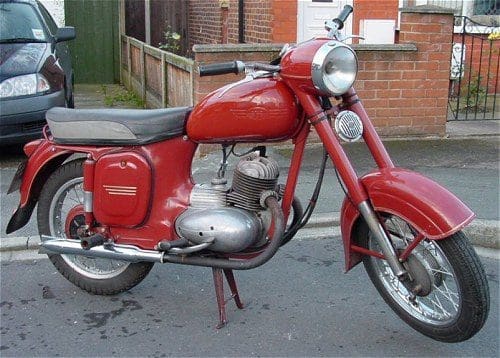 No tin shortages when this bike was made.