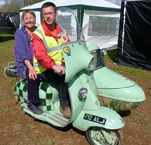 Lambretta combination at CCMC Festival