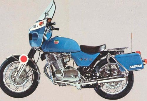 Police Laverda motorcycle