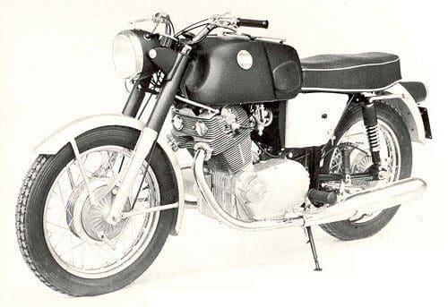 Old Laverda motorcycle