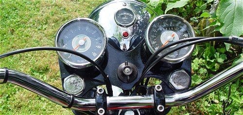 Matchless G15CS motorcycle instruments