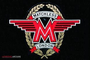 Matchless motorcycle badge