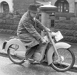 Villiers-engined Money-Goyon Starlett, which was shown on the Tandon stand at the 1954 Earls Court Show