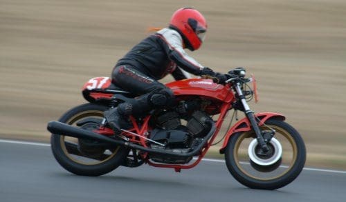 They get everywhere. 350K on the track in Germany, and fitted with the world's longest gear change linkage.