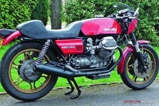 Moto Guzzi classic Italian motorcycle