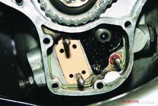 Motorcycle oil pump