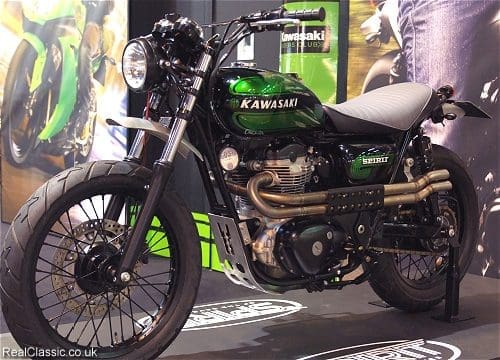 Kawasaki W800 has captured the customisers' eye...