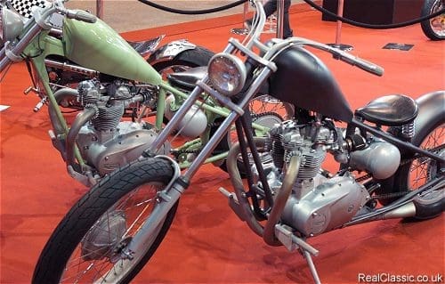 Eggshell paint and perfectly finished crankcases...