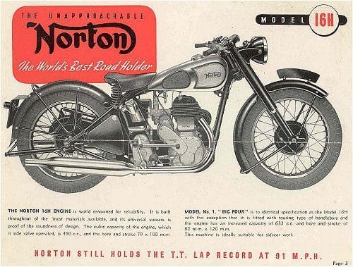'Norton Still Holds the TT Lap Record' (But not on a bike like this)