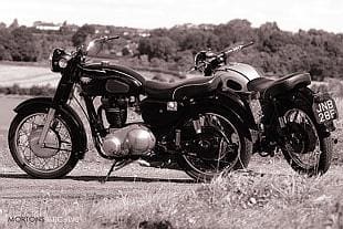 Norton ES2 and Matchless G3 Mercury