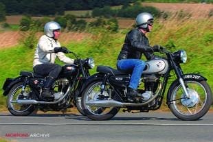 Norton ES2 and Matchless G3 Mercury