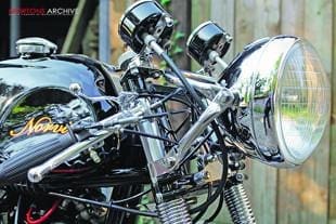 Norvin cafe racer classic motorcycle