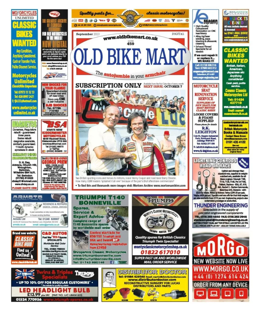 Old Bike Mart - September 2023