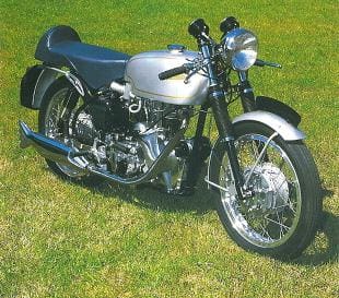 Velocette Thruxton single classic British motorcycle