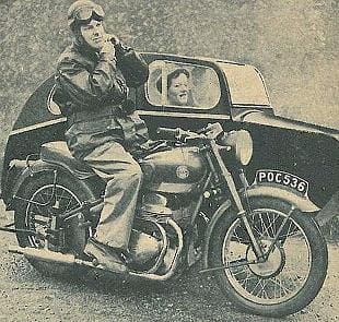 Ariel Sqaure Four and sidecar classic road test