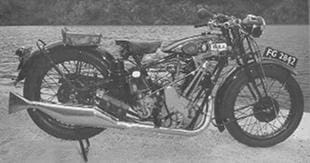 BSA sloper 500cc classic motorcycle