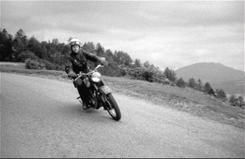 Dave in the Lakes on the BSA B31 in the early Sixties.