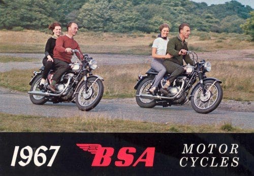 In 1967, BSAs were only available for sale to people with ginger hair. Fact.