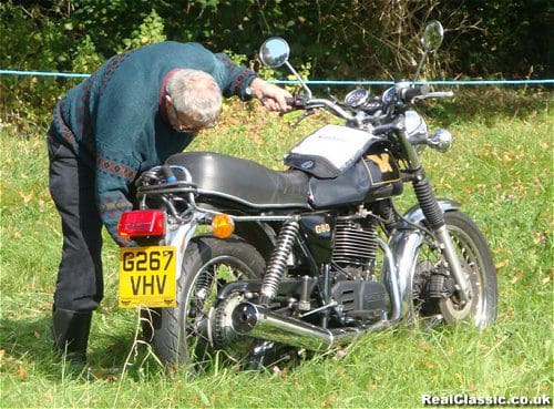 After riding at TOP SPEED essential checks must be carried out...