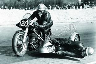 Sidecar racing from Mortons Archive