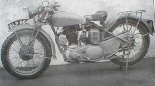 BSA 350cc telegram delivery bike 1941