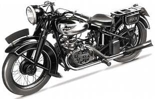 Horizontally opposed side valve flat four Puch was offerde in 1936