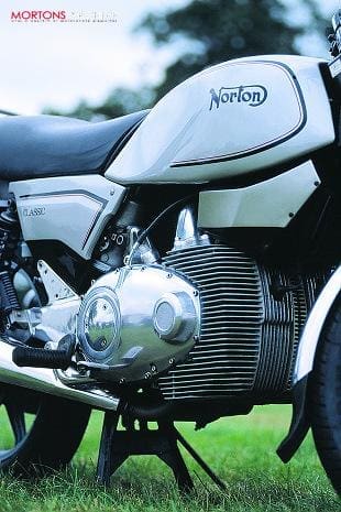 Norton Classic rotary-engined motorcycle