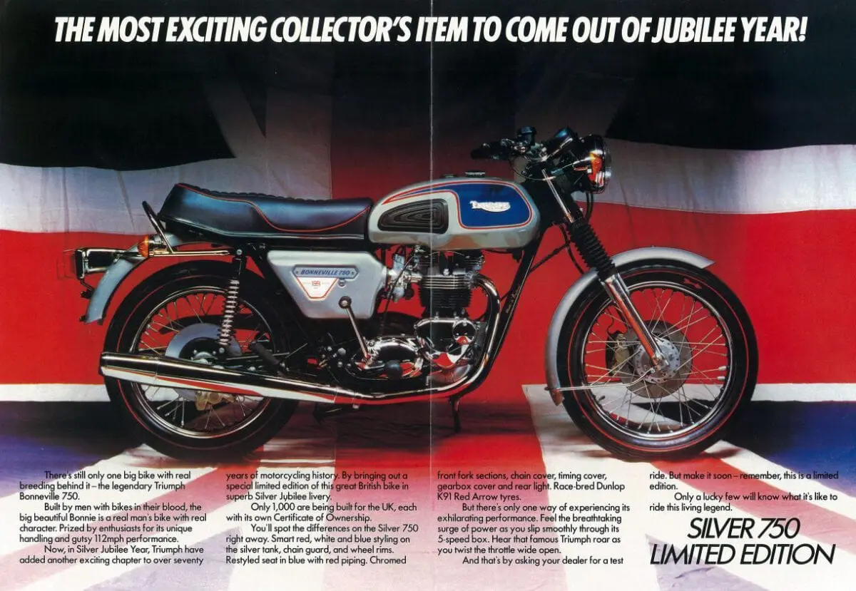 Triumph Silver Jubilee Bonnie: one to win