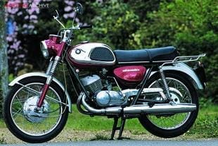 Suzuki 250cc Super six motorcycle