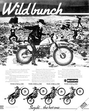 Suzuki 250 advert