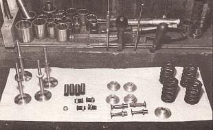 Vincent motorcycle valve gear overhaul