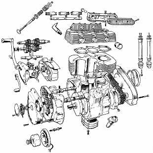 BSA Rocket Three classic British motorcycle, artwork