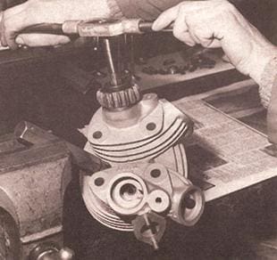 Vincent motorcycle valve gear overhaul