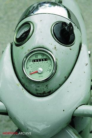 Velocette LE MKII headlamp assembly