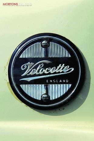 Velocette Vogue motorcycle badge