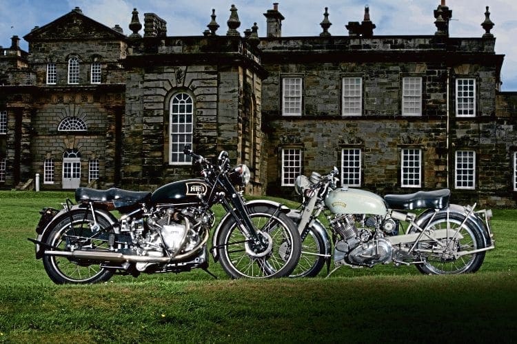 A Vincent Flash replica and A Vincent Rapide