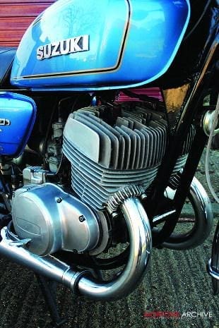 Suzuki GT500 two stroke twin motorcycle