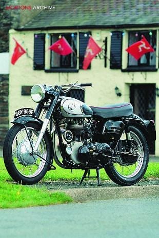 Norton ES2 490cc single cylinder classic motorcycle