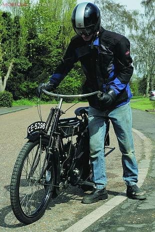 Pre-war classic motorcycle